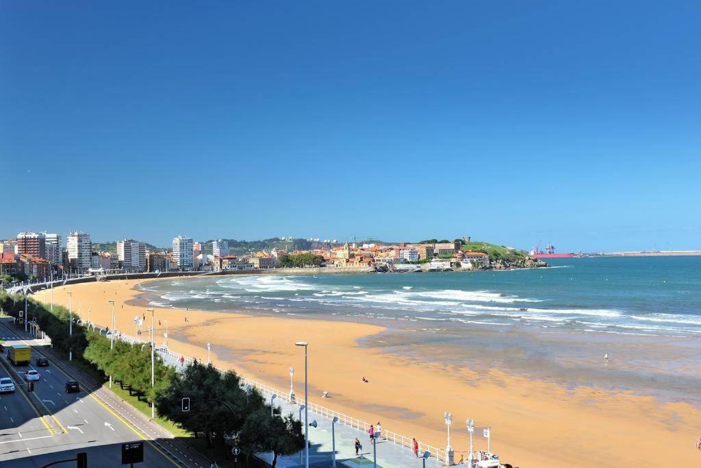 Apto Ramon Y Cajal,1- Centrico Y Cerca De Playa San Lorenzo-3Hab Garaje Opc Gijon Exterior photo